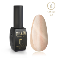 Гель лак Milano Cat eye crystal 03